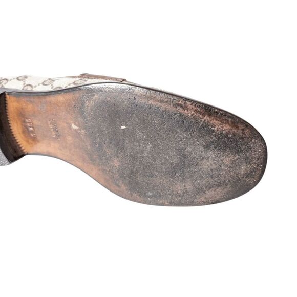 GUCCI Monogram Horsebit Loafers Size 39.5C - Picture 9 of 12